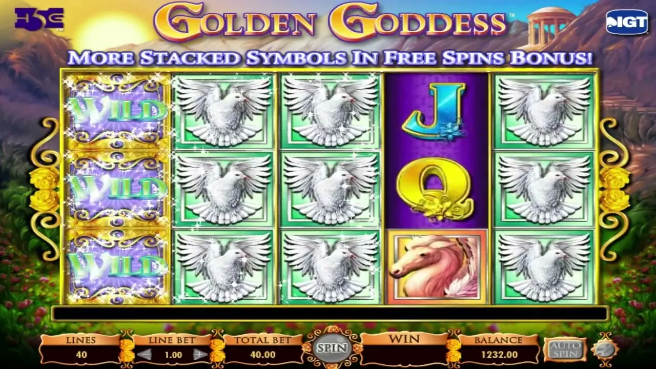 Rouleaux d'une machine à sous gratuite en mode démo, symboles Wild affichés